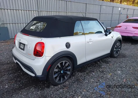 2024 Mini Convertible Cooper S z USA, uszkodzony, nr VIN WMW43DL05R3R62282